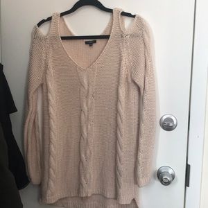 Dynamite oversized knit sweater
